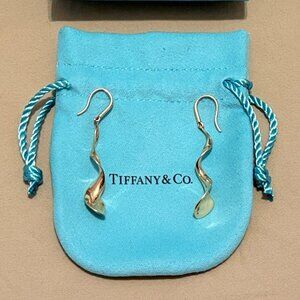 TIFFANY & CO. x Frank Gehry 18k Orchid Drop Earrings